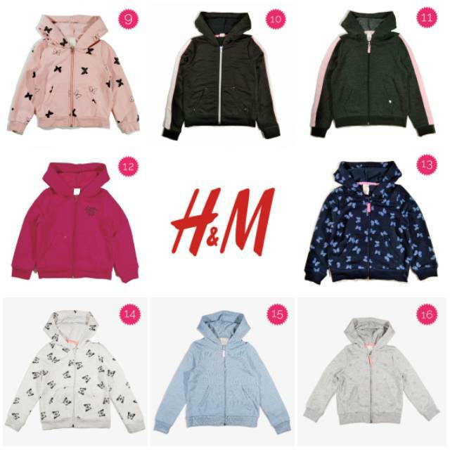 h&m baby girl jackets