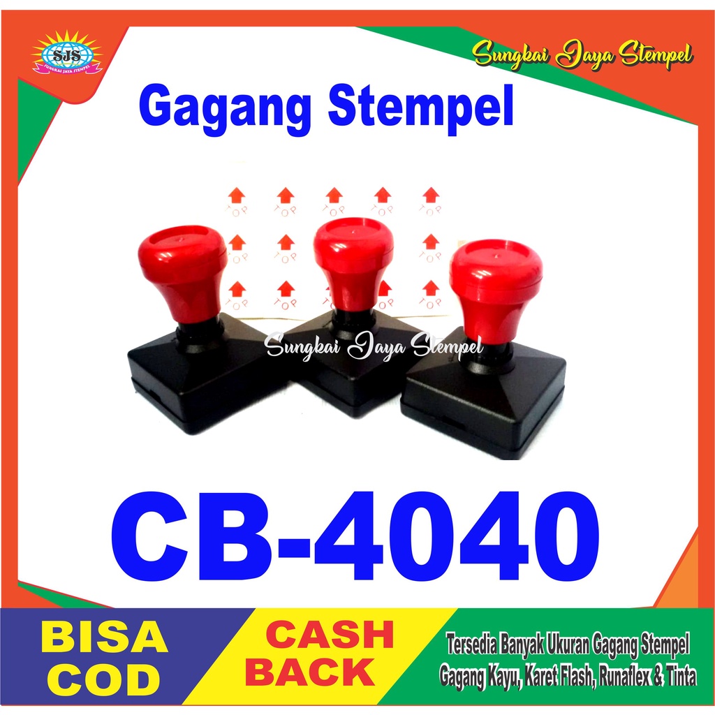 

Gagang sempel kotak 4040