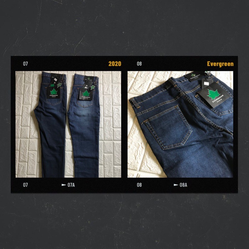 celana panjang jeans evergreen