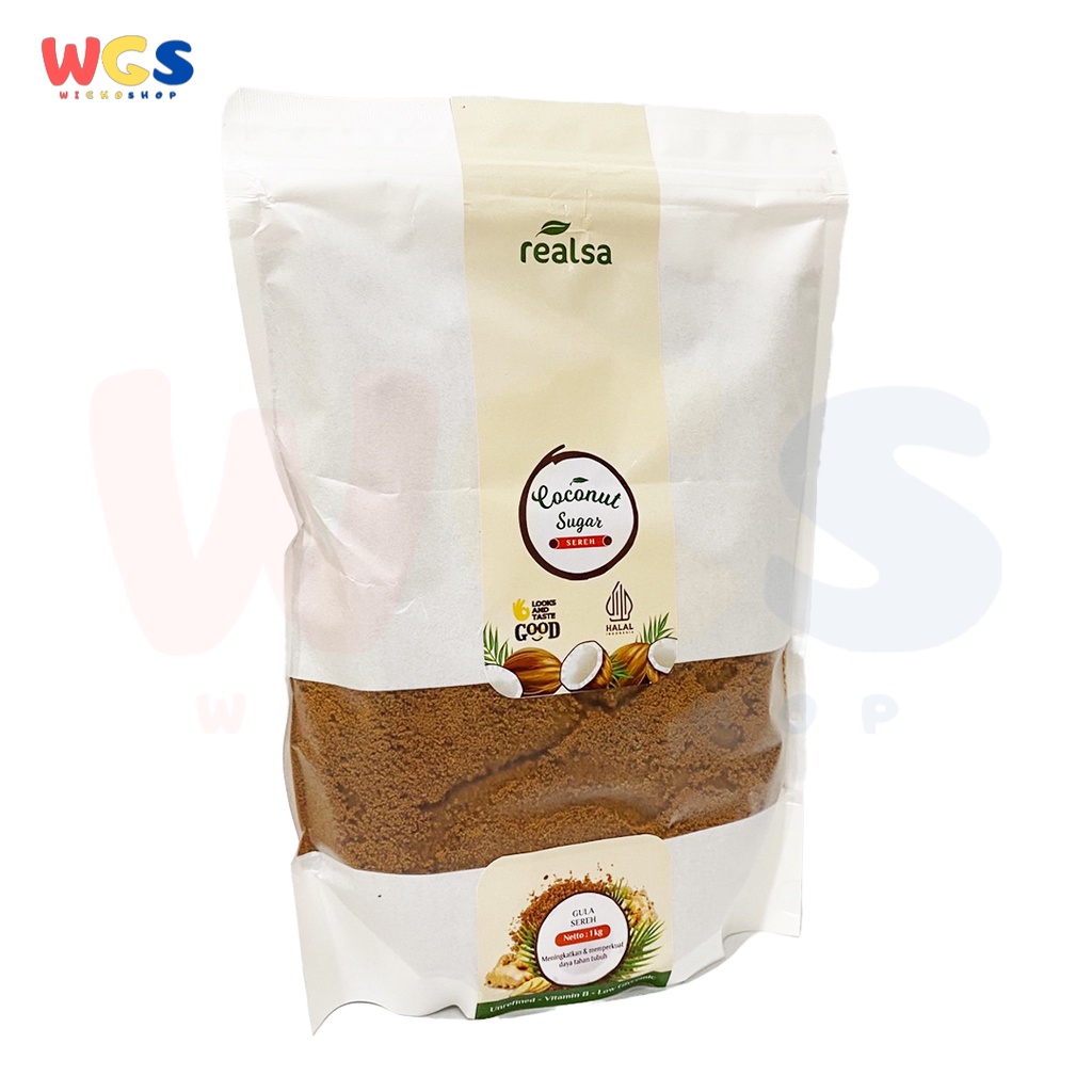 Realsa Organic Lemongrass Coconut Sugar 1 kg - Gula Aren Sereh