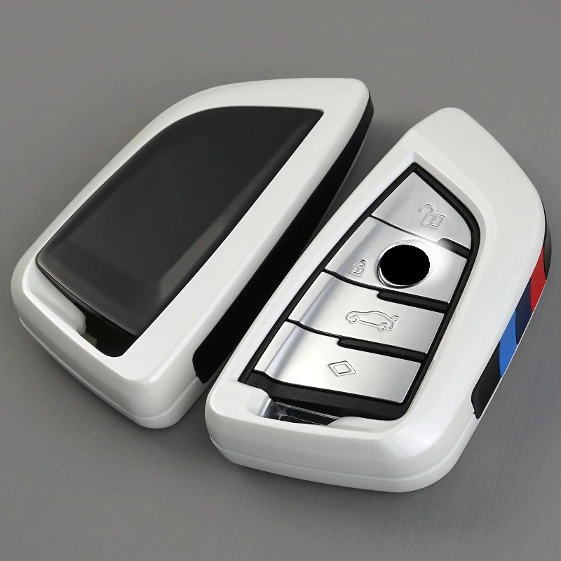 ABS Car key Cover Case Plating Remote Controller Key Bag Holder for BMW X1 X5 X6 F15 F16 F48 BMW 1