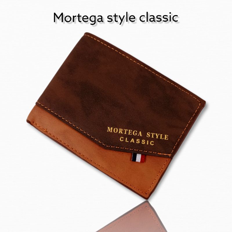 DOMPET MEN'S MORTEGA PU LEATHER WALLET ~ dompet kulit lipat pria