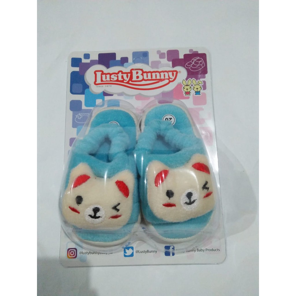 LUSTY BUNNY SEPATU SENDAL BULU LUCU FASHION BEST SELLER PS9721