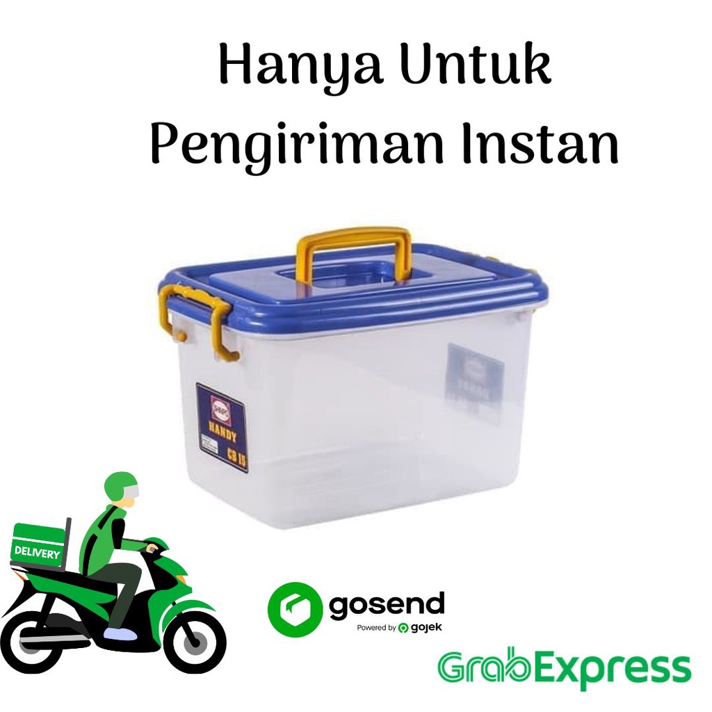 Shinpo Container Box 15 sip 133-2 Plastik + Handle