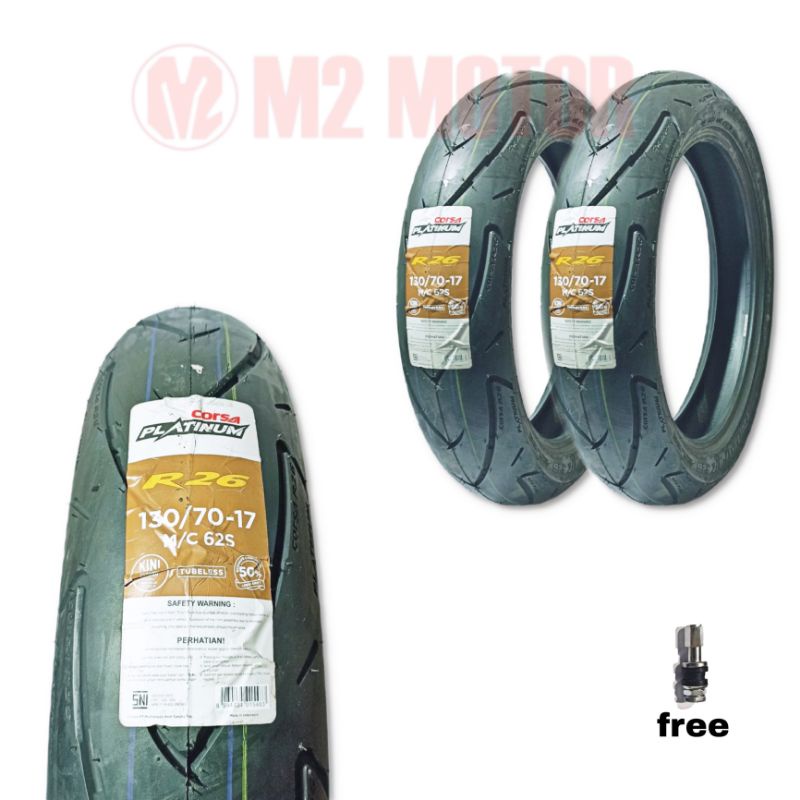 CORSA PLATINUM R26 130/70-17 TUBELESS