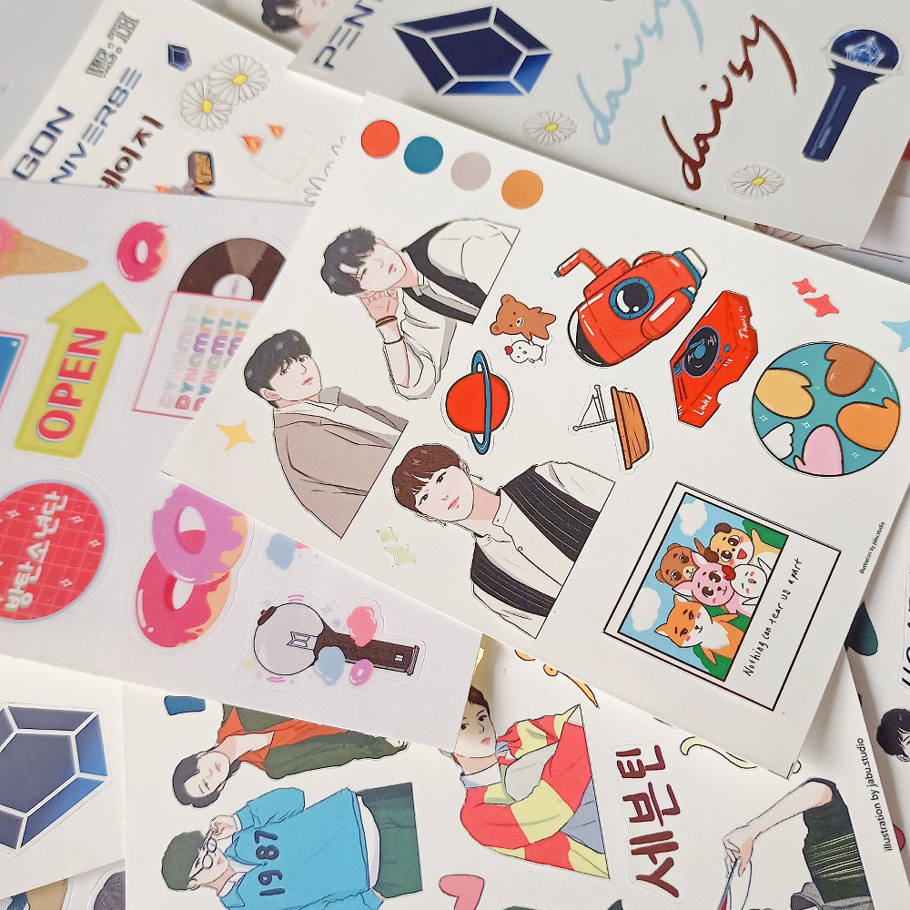 

PRODUK DEFECTIVE JUAL MURAH (sticker,popsockert,artprint,pin button)