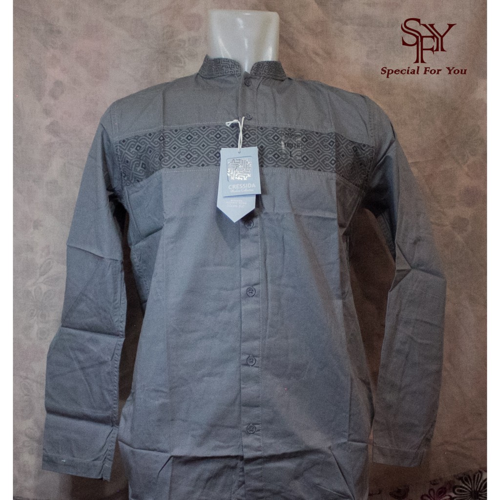 BAJU KOKO MUSLIM PRIA CRESSIDA ORI SLIMFIT RMHL.LH532A-5A