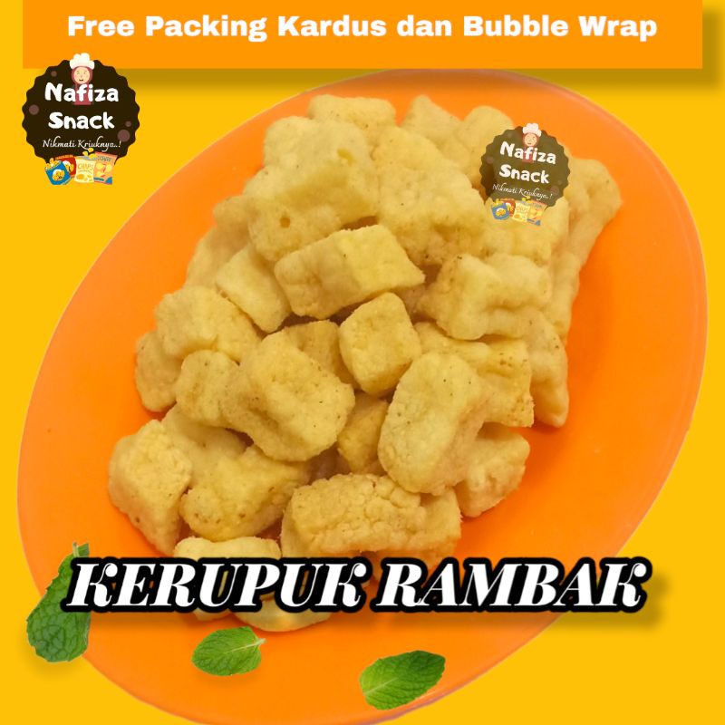 

KERUPUK RAMBAK/KERUPUK DADU/ SNACK KILOAN TERMURAH/NAFIZA SNACK