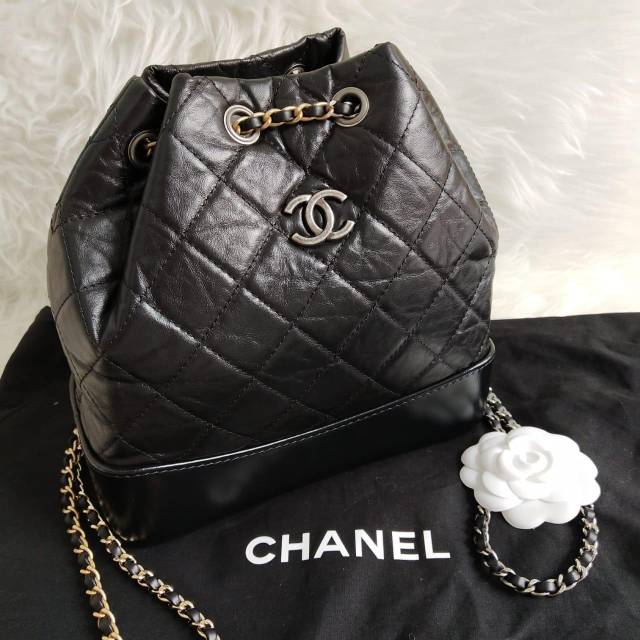 Ready Chanel Gabrielle Backpack Small Black