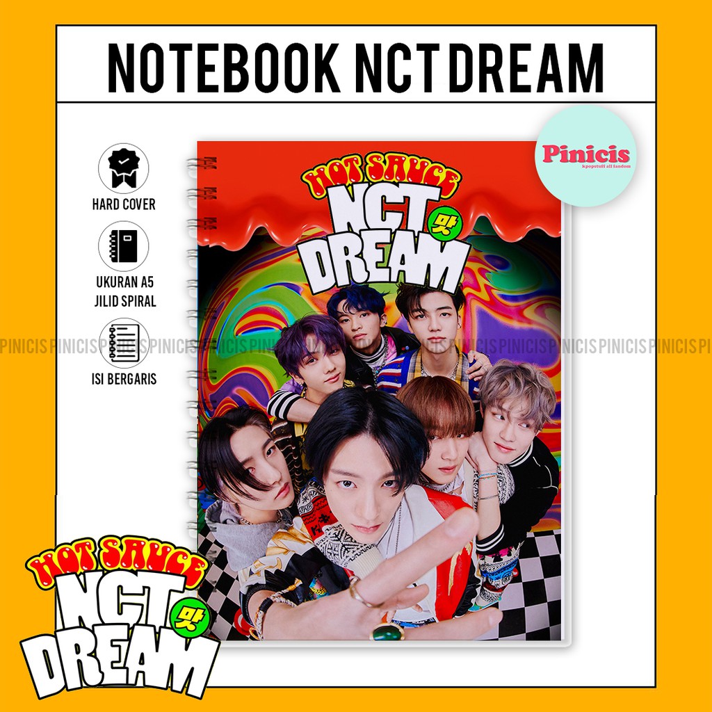

NCT Dream hot sauce NOTEBOOK / BUKU TULIS Murah bayar ditempat ( bisa COD / bayar di tempat)