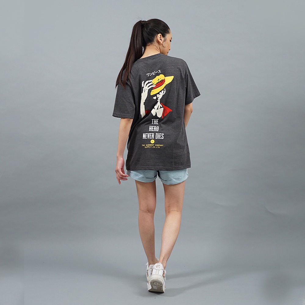 LGS Street x One Piece - Anime - Abu-abu - unisex - oblong - kaos - tshirt - ST.30.H055.005