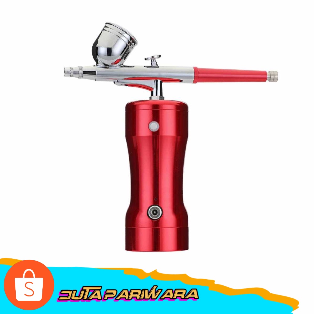 Airbrush Spray Gun Kompresor Angin Mini Untuk Melukis Seni Airbrush  Semprotan Cat