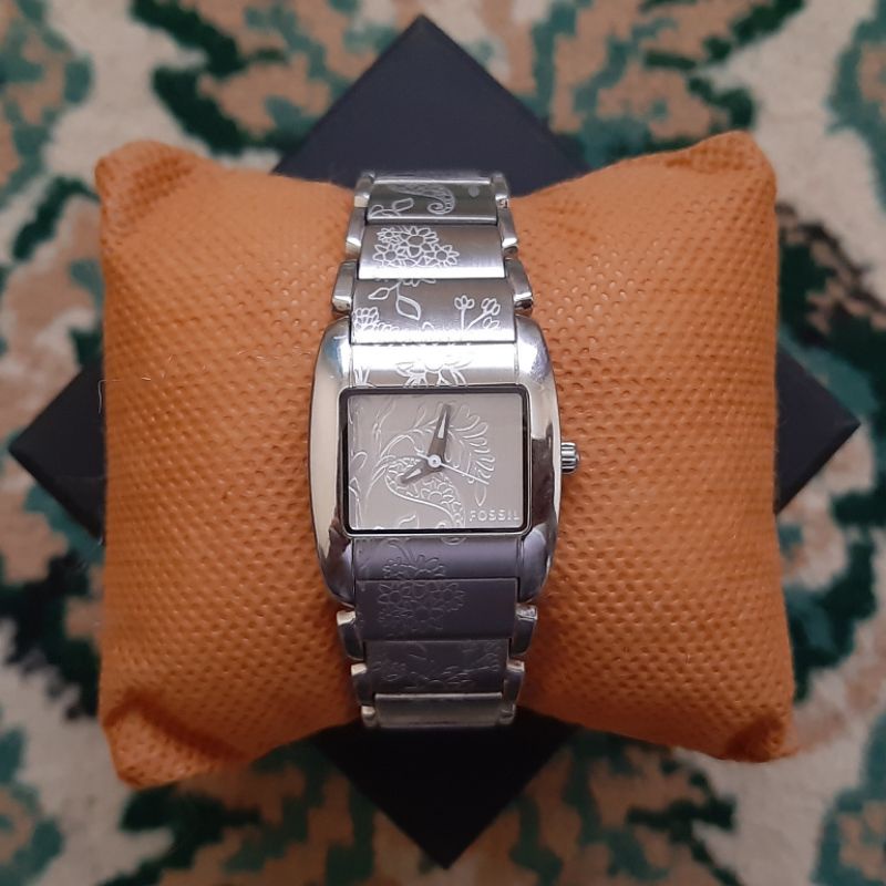 jam gaban fossil embossed