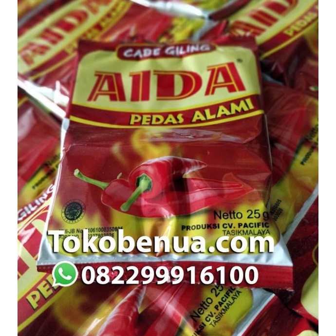 

Cabai giling cabe bubuk Aida 25 gr untuk makaroni seblak tahu bulat