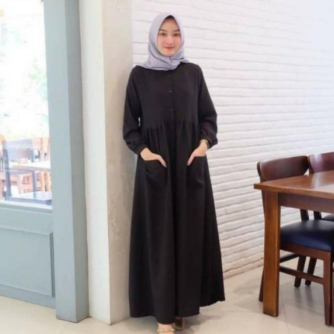 Baru TRAND model Baju Gamis Remaja Terbaru N muslimah Kekinian 2021 Ga