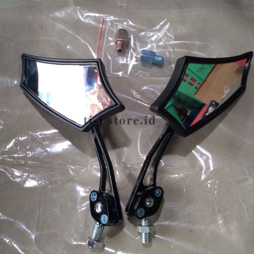 Kaca Spion Batman Sepion Motor Variasi Untuk Semua Motor Full Cnc Warna Merah, Hitam, Gold