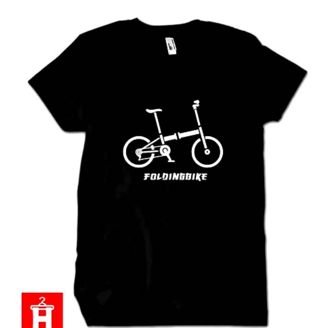 Kaos t-shirt baju gowes folding bike / kaos gowes viral