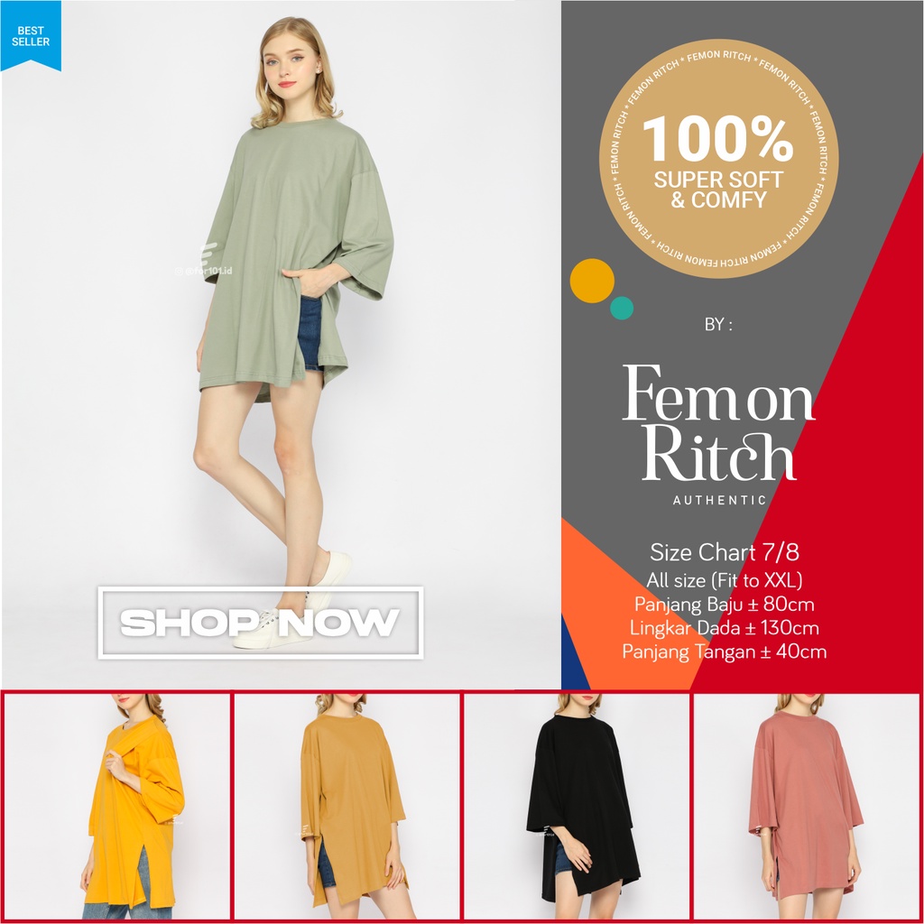 Atasan Wanita Oversize Kaos Jumbo Oversize ld 130 Busui Friendly Sage