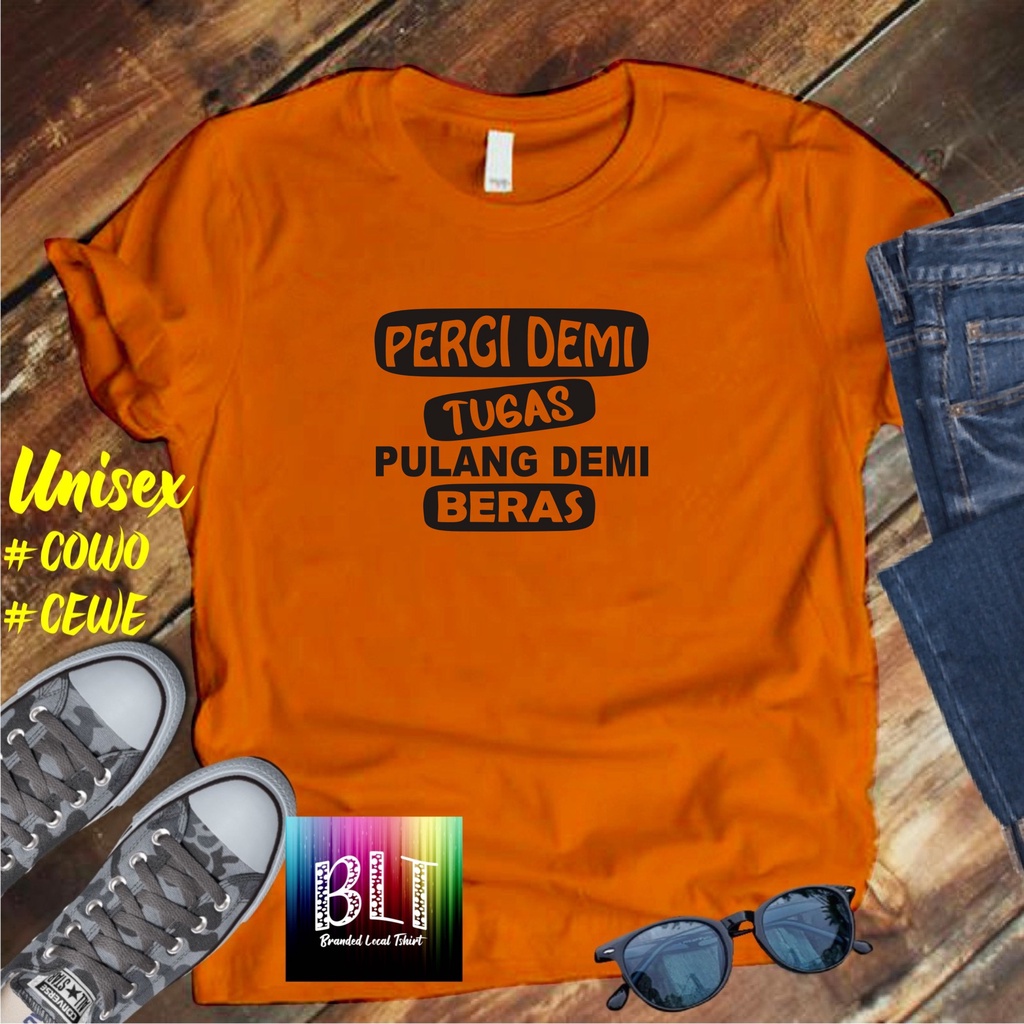 Cod/Promo Diskon Kaos Pergi Demi Tugas Pulang Demi Kaos Terlaris Kualitas Terjamin/Kaos Murah/Kaos Cotton 30s/Kaos katun/Pakaian Pria pakaian Wanita/Kaos Distro Pria/Kaos Pakaian Pria Dan Pakaian Wanita/Kaos Kata2 Lucu/Kaos Viral/Kaos Promo/Best Seller