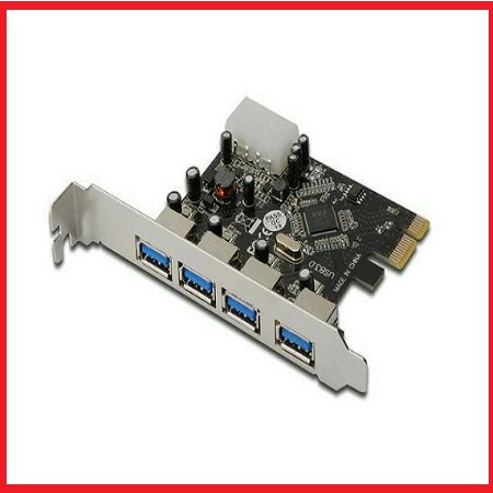 Pci Express Usb 3.0 4 Port Card-Pcie Pci-E Express Usb 3.0 4 Port