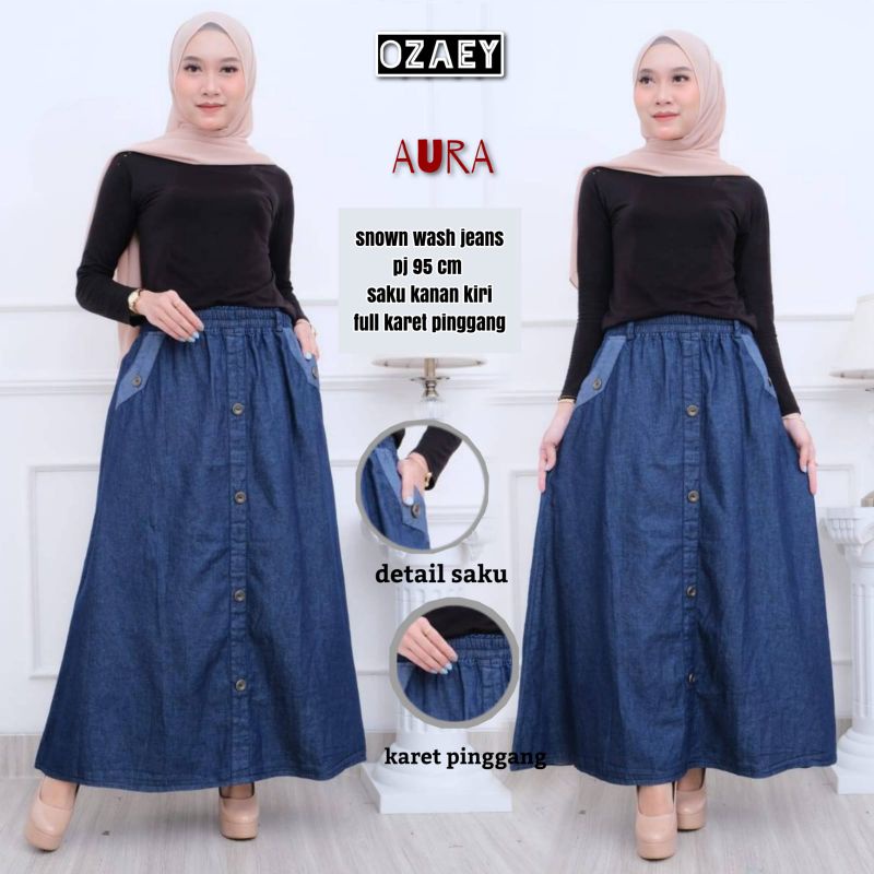 BAJOE LIA #ROK JEANS KANCiNG KEKINIAN