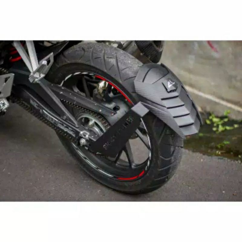 mud guard shark power penahan lumpur moge mudguard vixion cbr gsx mudguard universal semua motor