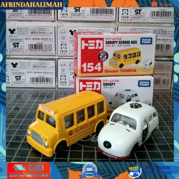 

[TERBARU] Tomica Dream Set Snoopy School Bus
