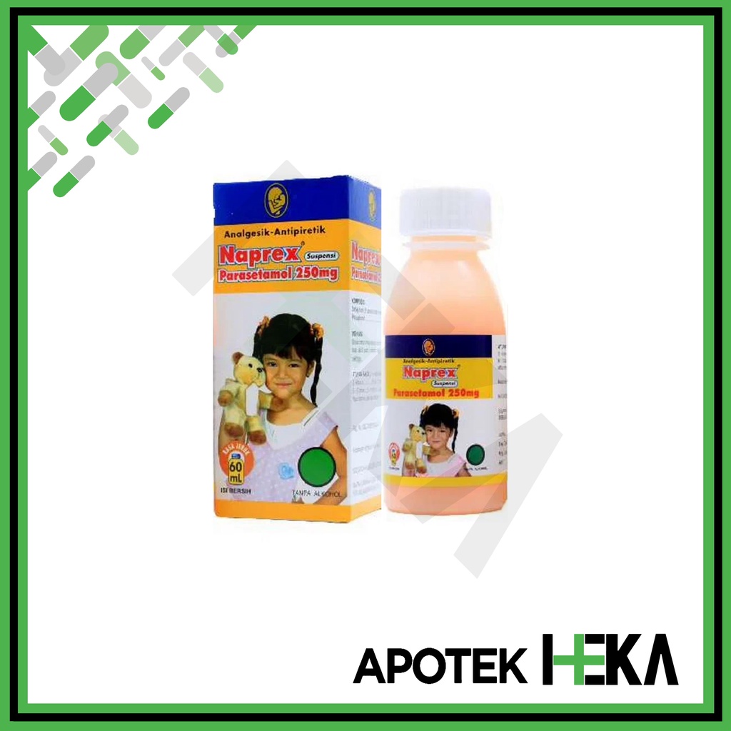 Naprex Sirup 60 ml - Parasetamol Syrup Demam Anak (SEMARANG)