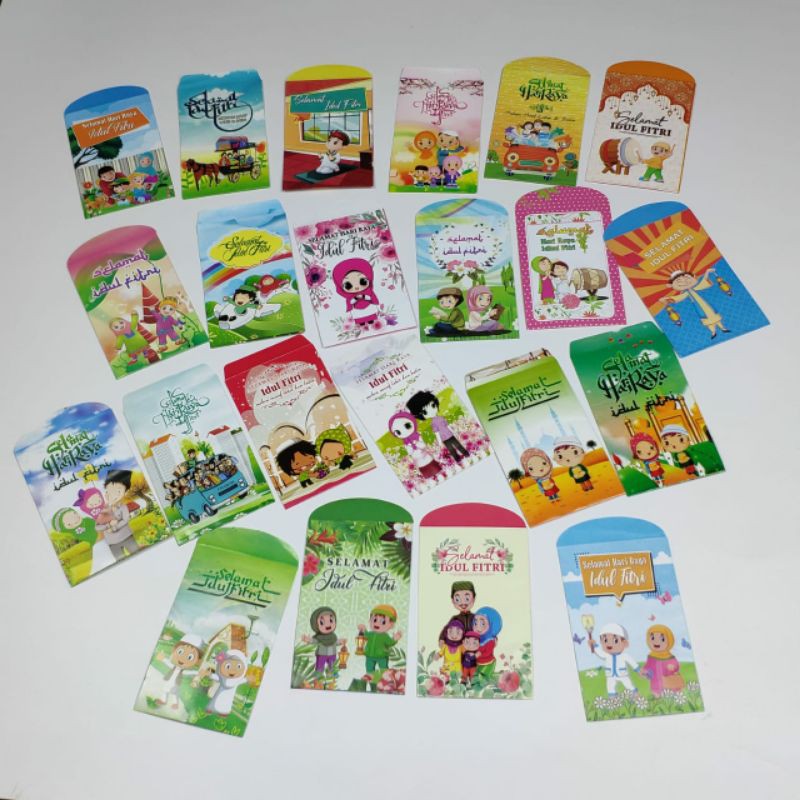

10 Pcs Amplop Lebaran Ukuran Kecil | Amplop Idul Fitri