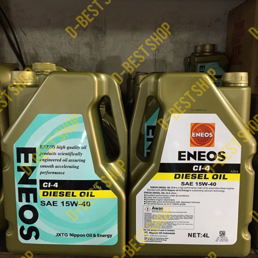 Oli MOBIL diesel ENEOS 15/40 | CI-4 KEMASAN - 4 liter