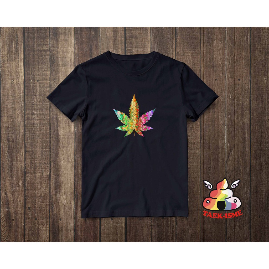 Kaos/ Baju/ Tshirt Pria, Lelaki, Ganja, Cannabis, Marijuana S