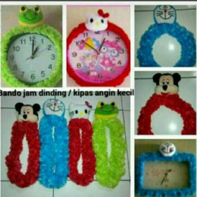 Bando jam karakter / bando jam dinding / bando jam rasfur