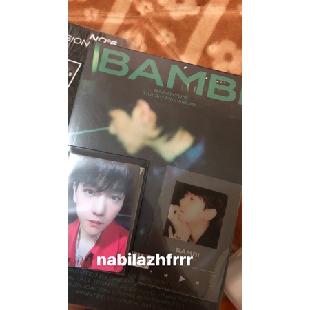 baekhyun bambi album