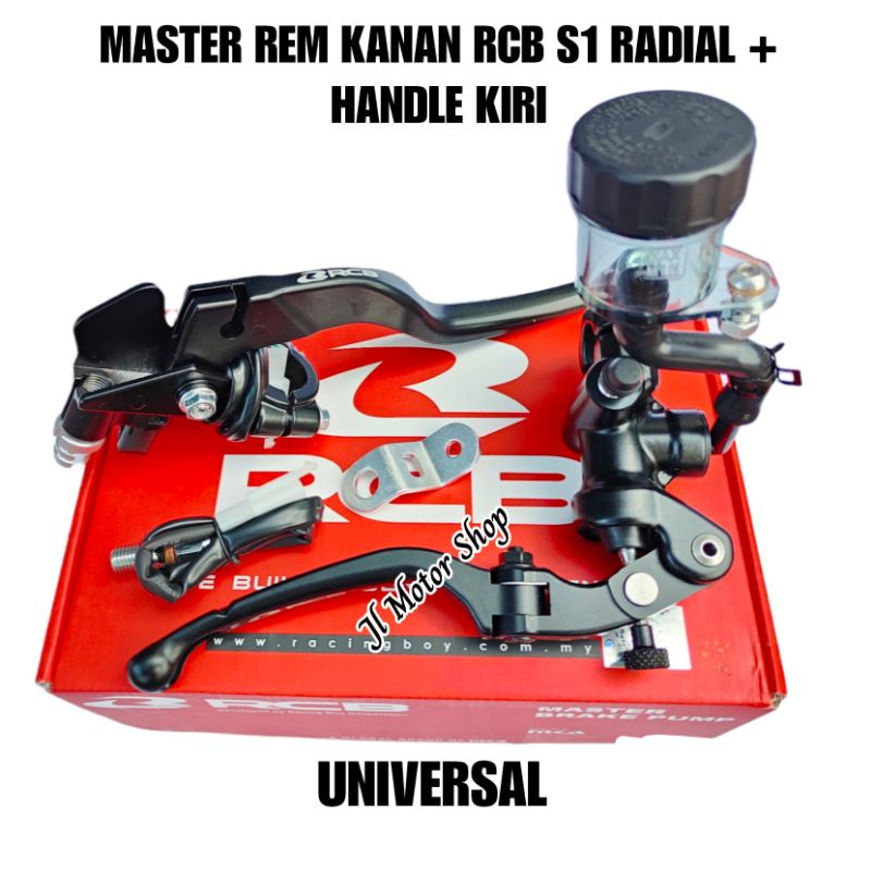 MASTER REM KANAN RCB S1 + HANDLE REM / KOPLING E2 - MASTER REM RCB+ HANDLE KOPLING RCB E2 ORIGINAL