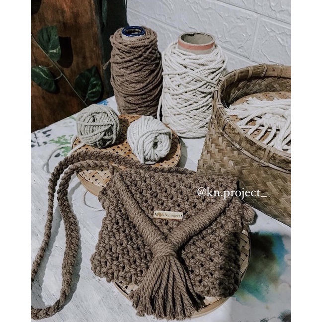 TAS MACRAME SIMPLE AESTETIK BAG MACRAME TAS WANITA TAS UNIK