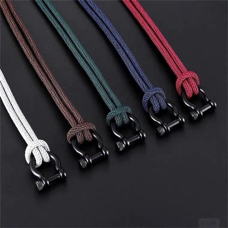 Gelang Pria Milan Rope Premium - Titanium Stainless Steel