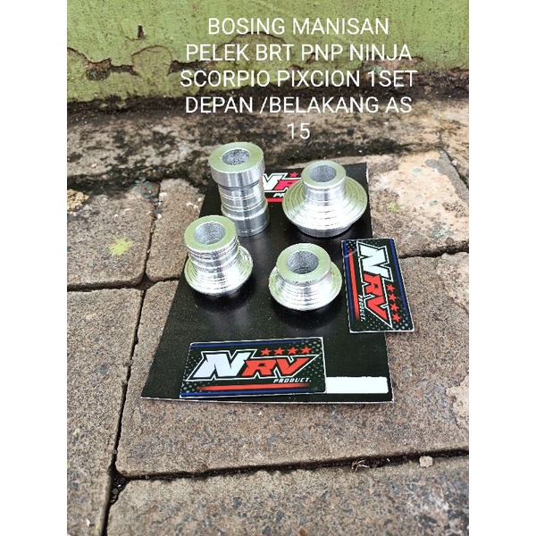 BOSING MANISAN PELEK BRT PNP NINJA SCORPIO PIXCION (depan dan belakang 1 set )MANISAN PELEK BRT PNP