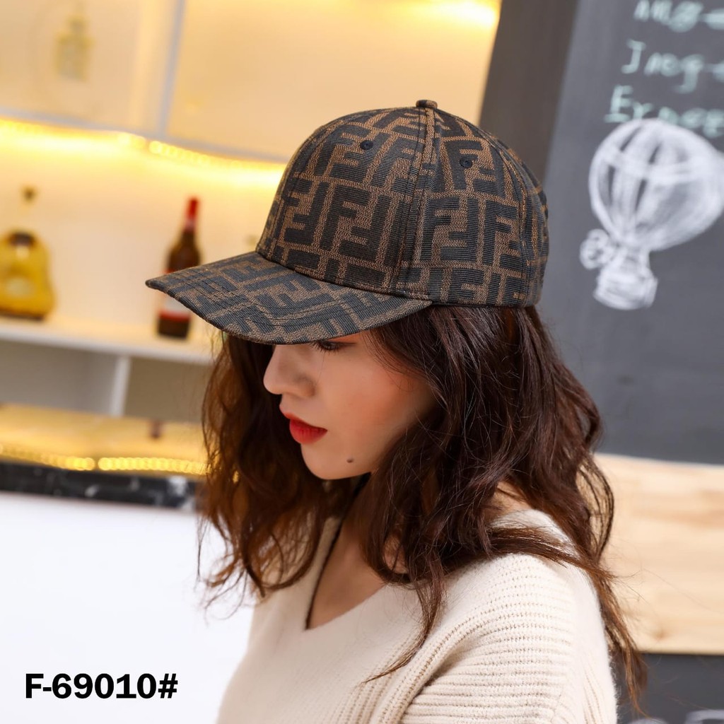 FENDI Logo Topi  F-69010 TOPI IMPORT TOPI FASHION TOPI MURAH BATAM