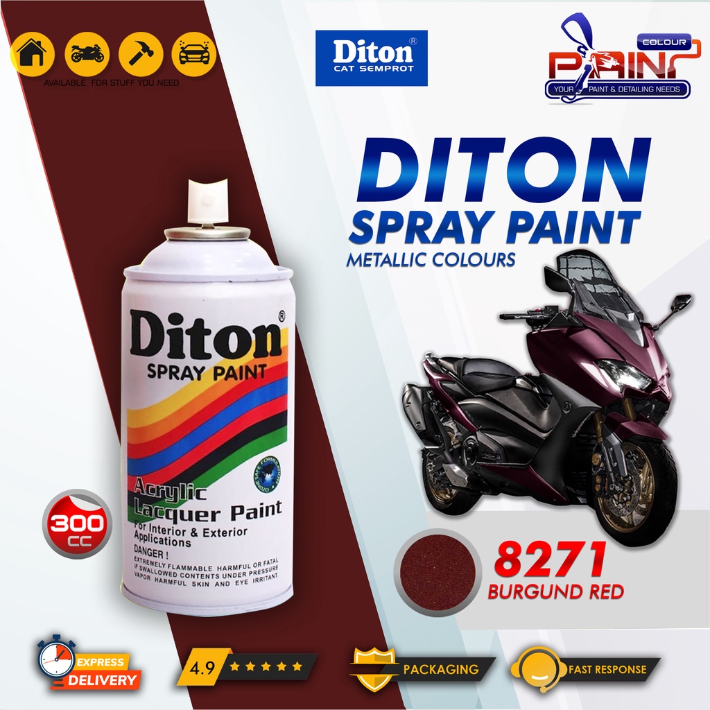 Diton 8271 Burgun Red Cat Semprot/Pylox/Samurai Motor/Helm/Gundam