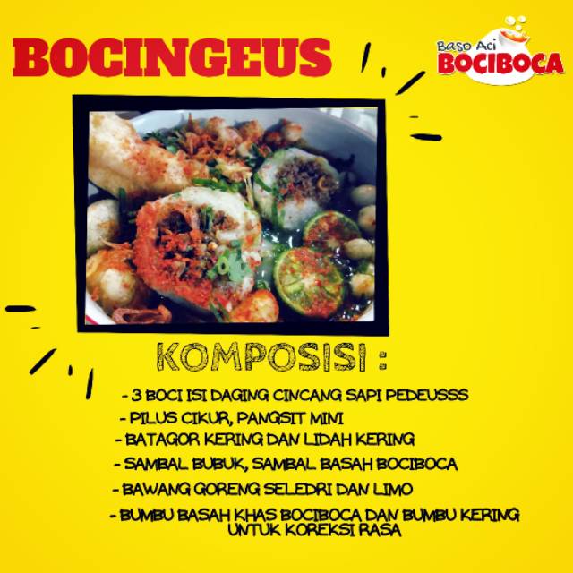 

Baso Aci Bocingeus Rasa Daging Sapi Peddaass BOCIBOCA