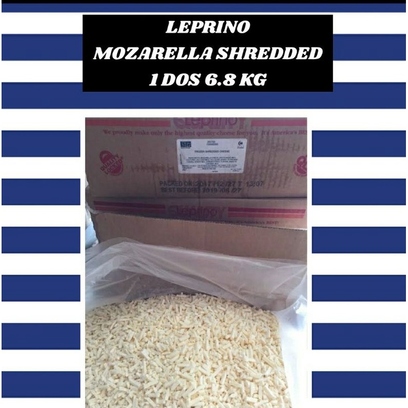 

leprino shreded 6.8 kg dos