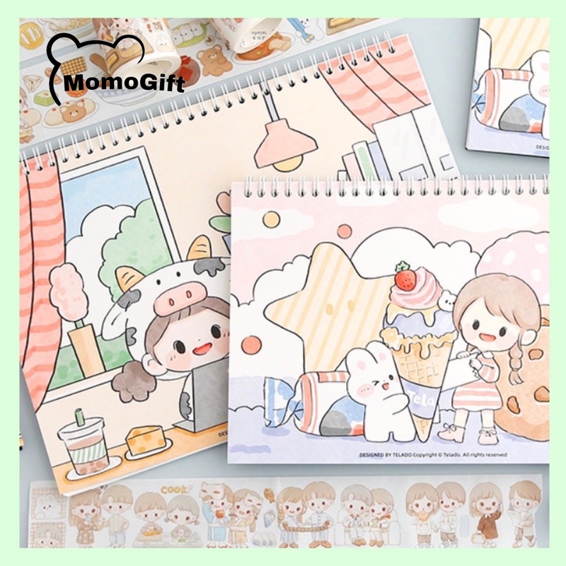 

Buku Sticker Buku Buat Tempel Koleksi Stiker Aesthetic/ Buku Stiker - TLD35