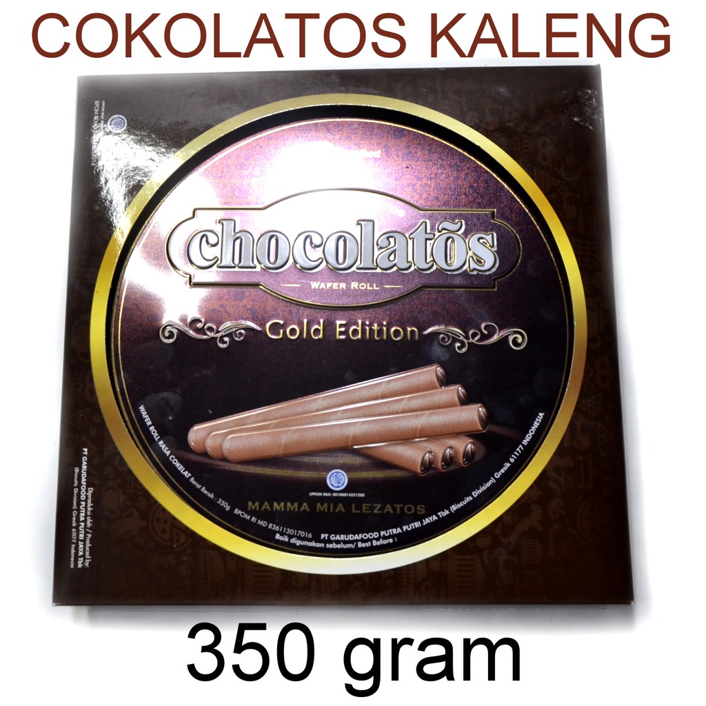 

makanan ringan COKOLATOS CHOCOLATOS kaleng 350gram