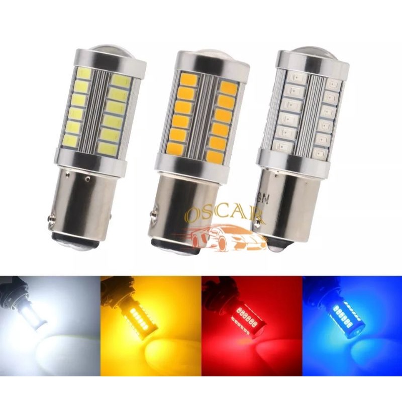 Lampu LED Sein Reting Sen Rem   1157 LED mata 33 SMD Super Bright Putih Mobil