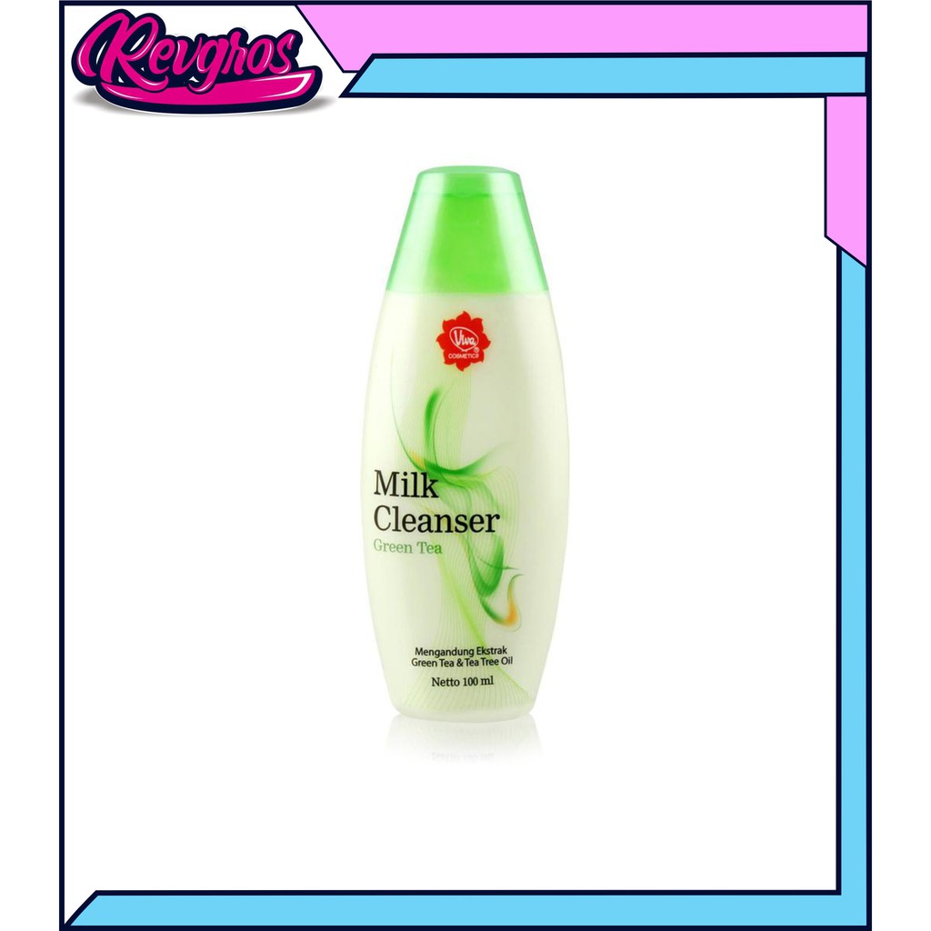 Jual BPOM Viva Milk Cleanser Green Tea 100ml / MILK CLEANSER VIVA