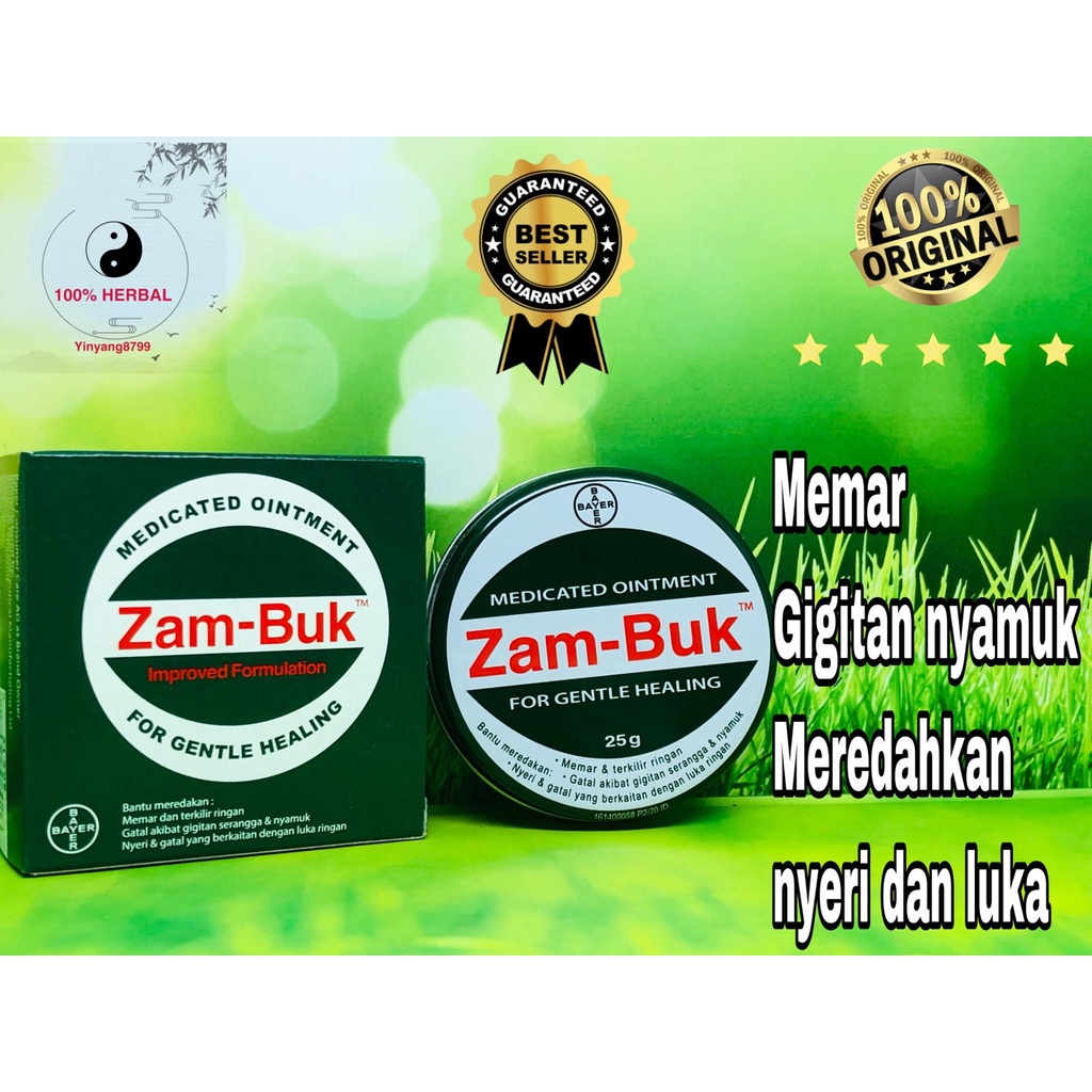 Zambuk 25gr Salep Zam Buk 25g Obat Memar 25 gr Bayer Original