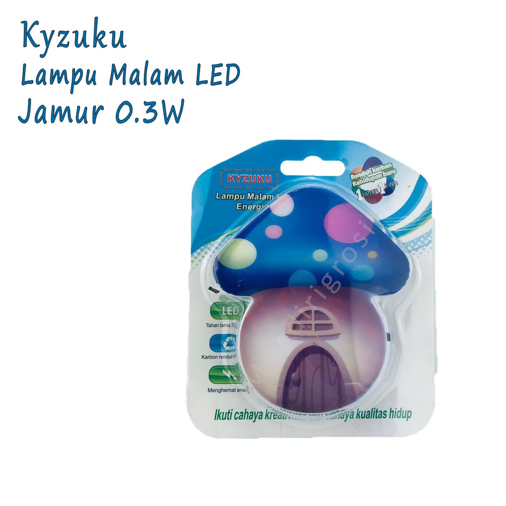 Lampu Tidur * LED * Kyzuku * Jamur * KZ-126