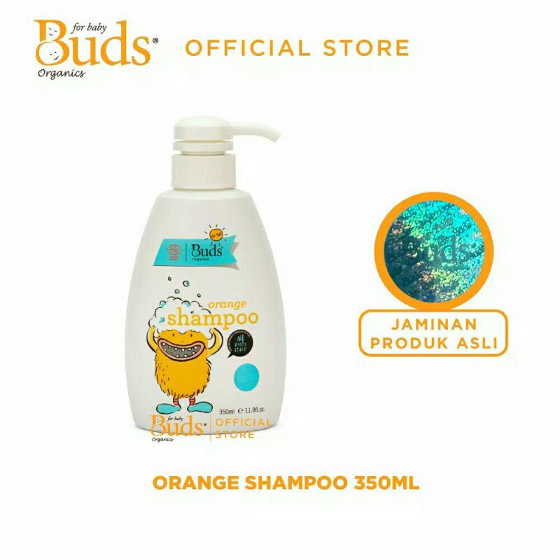 Buds Organics Lavender &amp; Orange Kids Shampoo 350ml