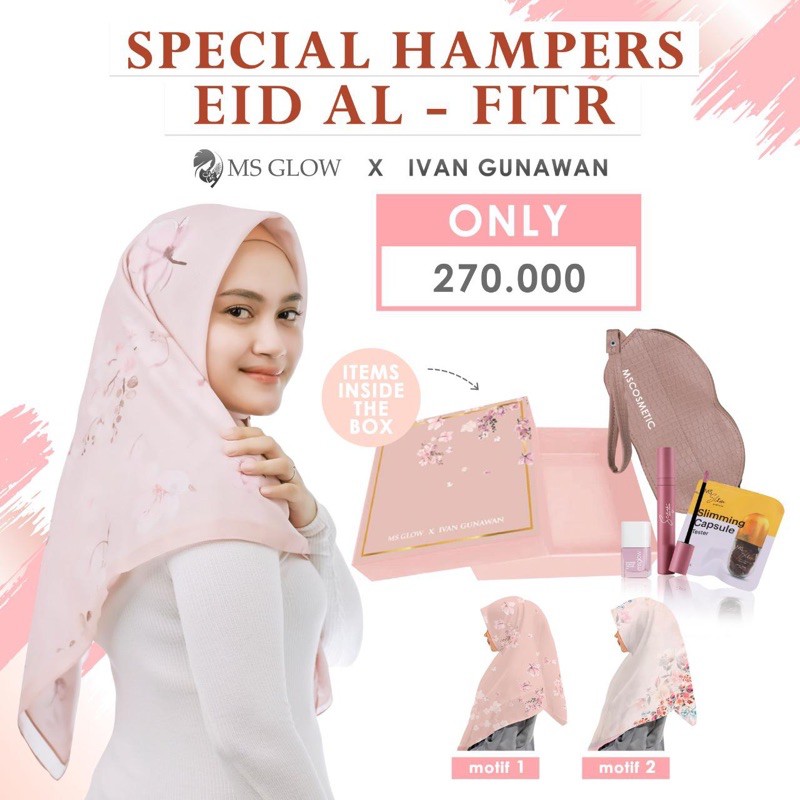 Hampers Hijab Ms Glow X Ivan Gunawan