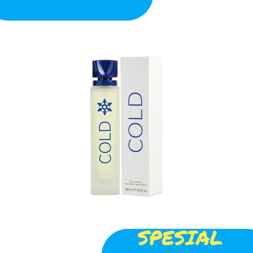 NEW Parfum Original Benetton Cold for Men EDT 100ml